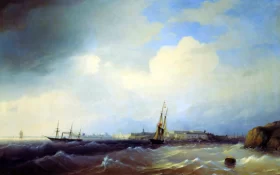 Sveaborg 1844 by Ivan Aivazovsky