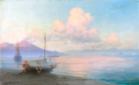 The Bay of Naples in the Morning by Ivan Aivazovsky
