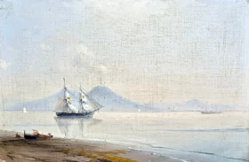 View of Vesuvius by Ivan Aivazovsky
