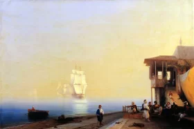 Embankment of the eastern city 1851 by Ivan Aivazovsky