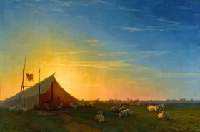 Shepherds' Camp by Ivan Aivazovsky Shepherds' Camp by Ivan Aivazovsky