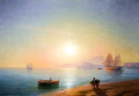 The Bay of Naples by Ivan Aivazovsky The Bay of Naples by Ivan Aivazovsky