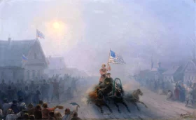 Distributing Supplies by Ivan Aivazovsky Distributing Supplies by Ivan Aivazovsky