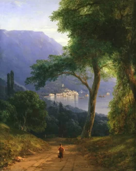 View from Livadia, 1861 by Ivan Aivazovsky View from Livadia, 1861 by Ivan Aivazovsky