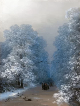Winter landscape 1876 by Ivan Aivazovsky Winter landscape 1876 by Ivan Aivazovsky
