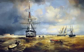 Kronstadt raid 1840 by Ivan Aivazovsky Kronstadt raid 1840 by Ivan Aivazovsky