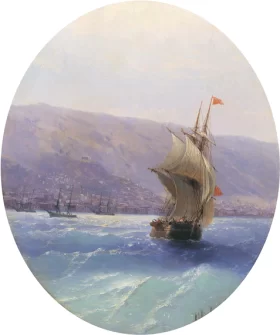 View of the Crimea 1851 by Ivan Aivazovsky