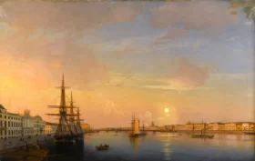 Galleon in the Fog by Ivan Aivazovsky