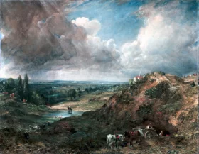 Branch Hill Pond, Hampstead 1828 by John Constable