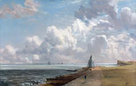 Harwich - The Low Lighthouse and Beacon Hill 1820 by John Constable