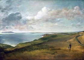 Weymouth Bay from the Downs above Osmington Mills 1816 by John Constable Weymouth Bay from the Downs above Osmington Mills 1816 by John Constable