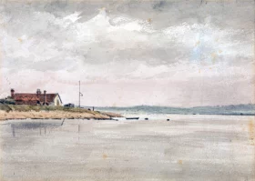 A View on the Orwell by John Constable A View on the Orwell by John Constable