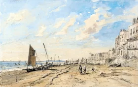 Brighton Beach Looking West by John Constable Brighton Beach Looking West by John Constable