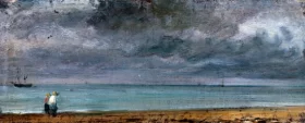 Brighton Beach by John Constable Brighton Beach by John Constable