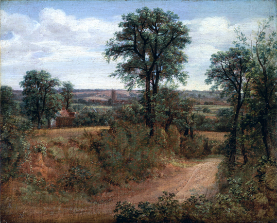 Lane near Dedham 1802 by John Constable, oil painting reproduction on canvas Lane near Dedham 1802 by John Constable
