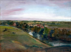 Stratford Saint Mary from the Coombs 1800 by John Constable