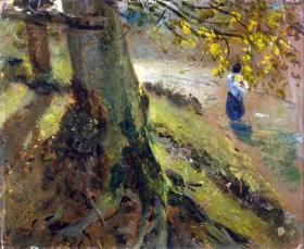 Study of Tree Trunks 1821 by John Constable Study of Tree Trunks 1821 by John Constable