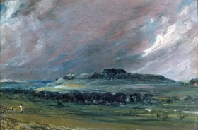 Old Sarum by John Constable Old Sarum by John Constable