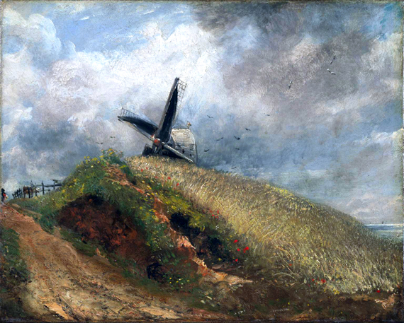 A Windmill near Brighton 1824 by John Constable, oil painting reproduction on canvas A Windmill near Brighton 1824 by John Constable