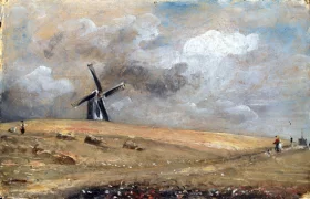 A Windmill near Brighton 1824 by John Constable