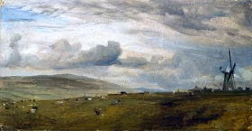 A Windmill near Brighton by John Constable A Windmill near Brighton by John Constable