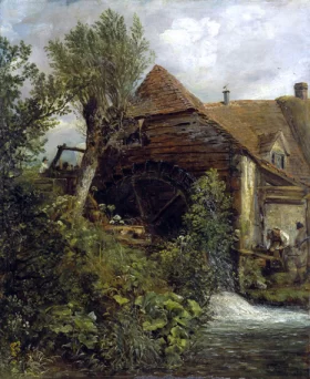Gillingham Mill, Dorset by John Constable Gillingham Mill, Dorset by John Constable