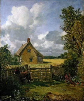 The Cottage in a Cornfield by John Constable The Cottage in a Cornfield by John Constable