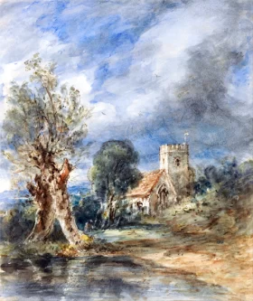 Stoke Poges Church 1834 by John Constable Stoke Poges Church 1834 by John Constable