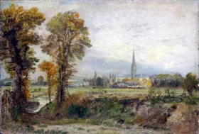 Distant View of Salisbury Cathedral 1821 by John Constable Distant View of Salisbury Cathedral 1821 by John Constable