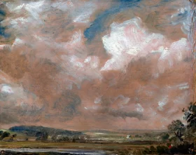 Harnham Ridge, Salisbury 1829 by John Constable Harnham Ridge, Salisbury 1829 by John Constable