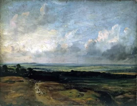 Hampstead Heath, Harrow in the distance by John Constable Hampstead Heath, Harrow in the distance by John Constable