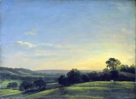Dedham Vale - Evening by John Constable Dedham Vale - Evening by John Constable