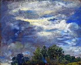 Study of Sky and Trees 1821 by John Constable