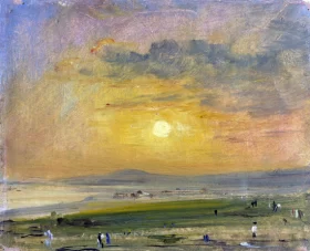 Coast Scene at Brighton - Evening by John Constable