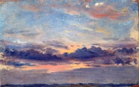 A Cloud Study, Sunset 1821 by John Constable