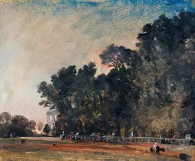 Landscape Study - Scene in a Park 1823 by John Constable Landscape Study - Scene in a Park 1823 by John Constable