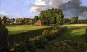 Golding Constable's Flower Garden 1815 by John Constable