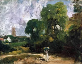Stoke-by-Nayland by John Constable