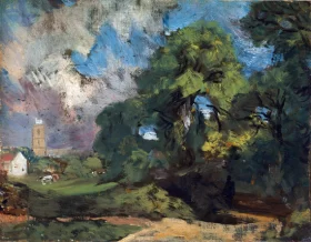 Stoke-by-Nayland by John Constable