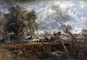 The Leaping Horse (full-scale study) 1825 by John Constable