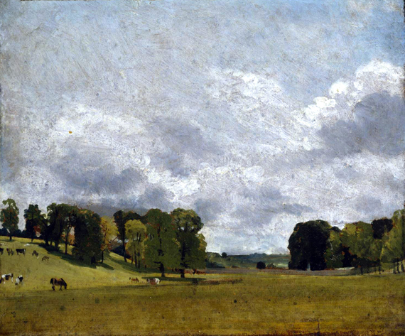 View at Epsom 1809 by John Constable, oil painting reproduction on canvas View at Epsom 1809 by John Constable