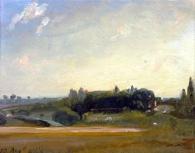 View Towards the Rectory, East Bergholt 1813 by John Constable