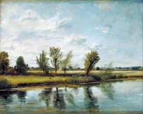 Water-meadows near Salisbury by John Constable