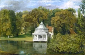 The Quarters behind Alresford Hall 1816 by John Constable