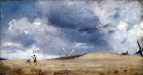 The Gleaners, Brighton 1824 by John Constable