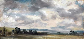 Harnham Ridge, Salisbury by John Constable