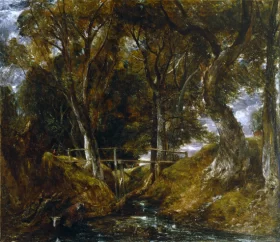 The Dell at Helmingham Park 1830 by John Constable