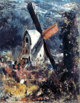 A Windmill near Brighton by John Constable A Windmill near Brighton by John Constable