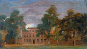 West Lodge, East Bergholt by John Constable West Lodge, East Bergholt by John Constable