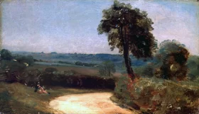 The Lane from East Bergholt to Flatford 1812 by John Constable The Lane from East Bergholt to Flatford 1812 by John Constable